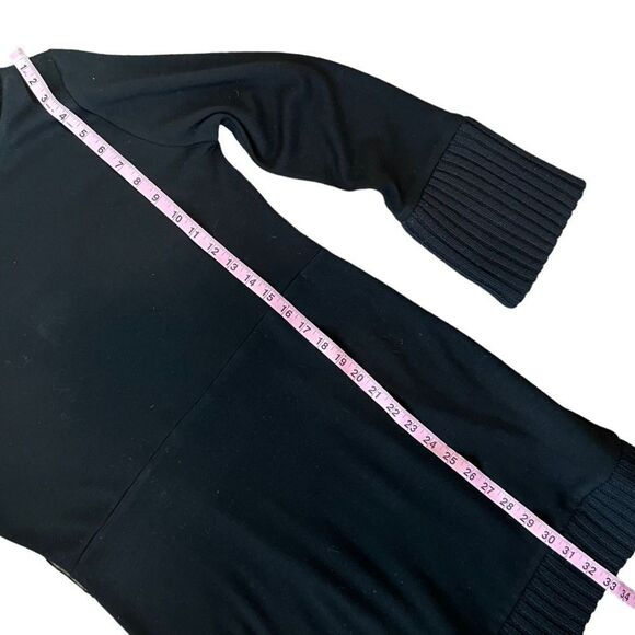 Alice + Olivia Black Wool Sweater Dress - Picture 8 of 10